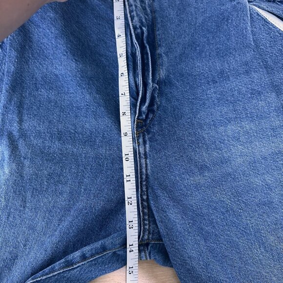 Zara Jeans Womens 12 Balloon Leg Pleated Baggy Mom Fit High Rise Denim Pants - Picture 11 of 12